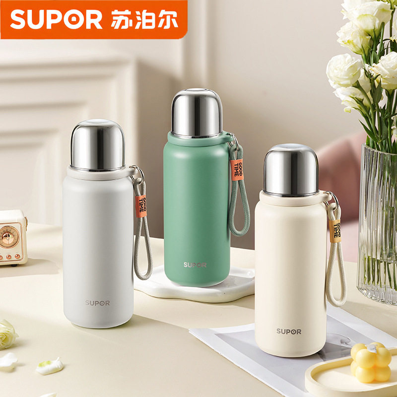 苏泊尔保温杯大容量水杯子316L便携不锈钢焖茶杯男女儿童学生水杯,餐饮具,保冷/保温杯,淘宝优惠券,粉丝福利购,淘宝优惠卷