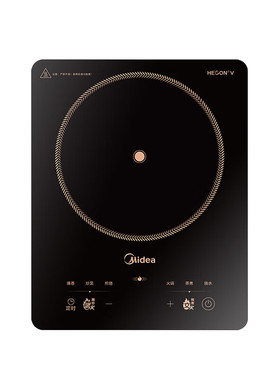 美的（Midea）电磁炉2200W350mm大面板9档火力调节特色22XA12