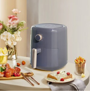 小熊空气炸锅QZG-N10W2家用全自动微电脑触控电炸锅微蒸汽3L大容