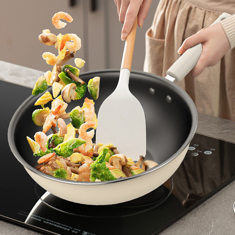 苏泊尔（supor）炒锅 32cm材质复合底不粘炒锅带锅盖vc32sp05