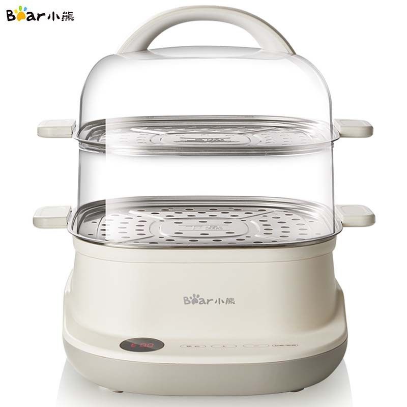 Bear/小熊电蒸锅DZG-C60T7 家用小型双层可定时多功能蒸笼早餐机