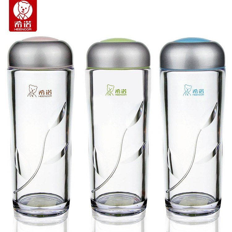 希诺塑料杯小巧可爱便携随手杯加厚隔热防摔学生喝水防漏透明水杯,餐饮具,随手杯,淘宝优惠券,粉丝福利购,淘宝优惠卷