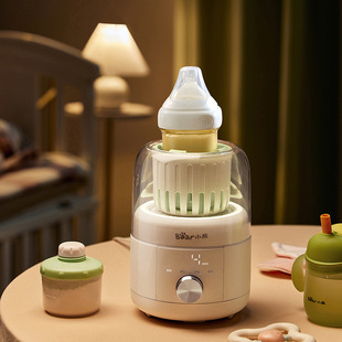 小熊摇奶器YNQ E60C3温奶二合一婴儿全自动电动恒温搅拌无水暖奶