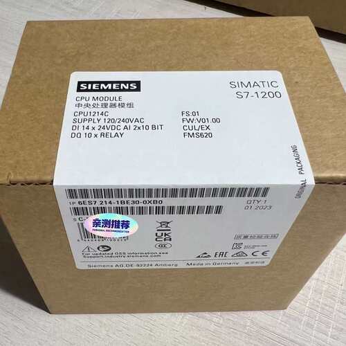 议价西门子SIMATIC S7-1200 CPU1214C，型号可维修
