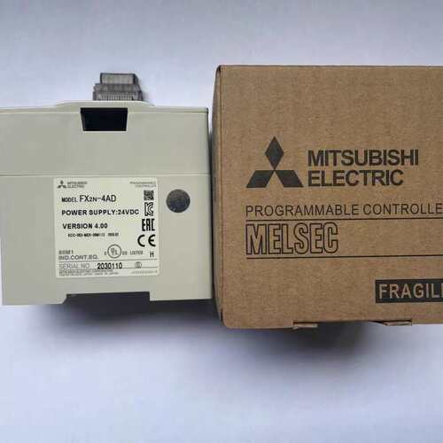议价原装三菱PLC FX5U FX5-4AD 4DA TC-AD可维修