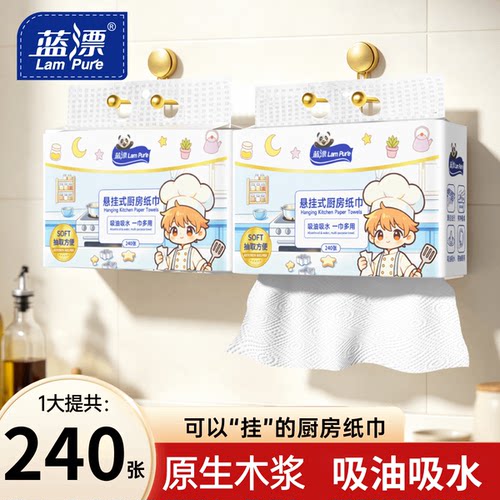 蓝漂厨房吸水专用加厚120抽