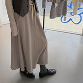 NW8 针织半裙简约气质百搭后开叉女士半裙 shape 0EN organic