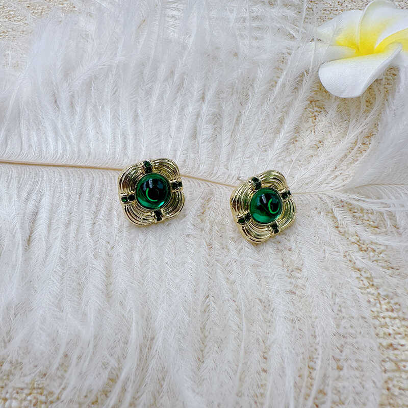 耳钉重工虞书欣同款伊娜琉璃中古