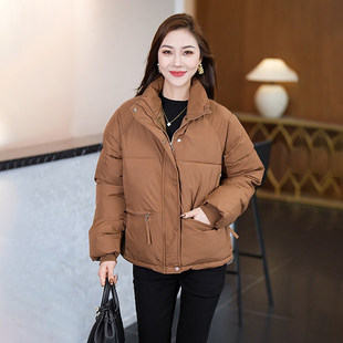 加厚保暖棉衣女款冬季短款面包服韩版宽松洋派小个子显瘦棉服外套