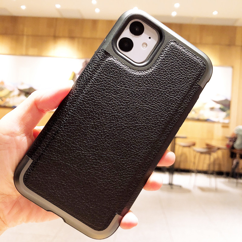 x-doria道瑞适用于苹果11手机壳11pro真皮商务奢华iPhone11promax军规防摔保护套Defense金属全包简约保护壳