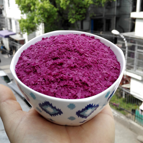 无糖紫薯冲泡代餐富含低热量芋泥