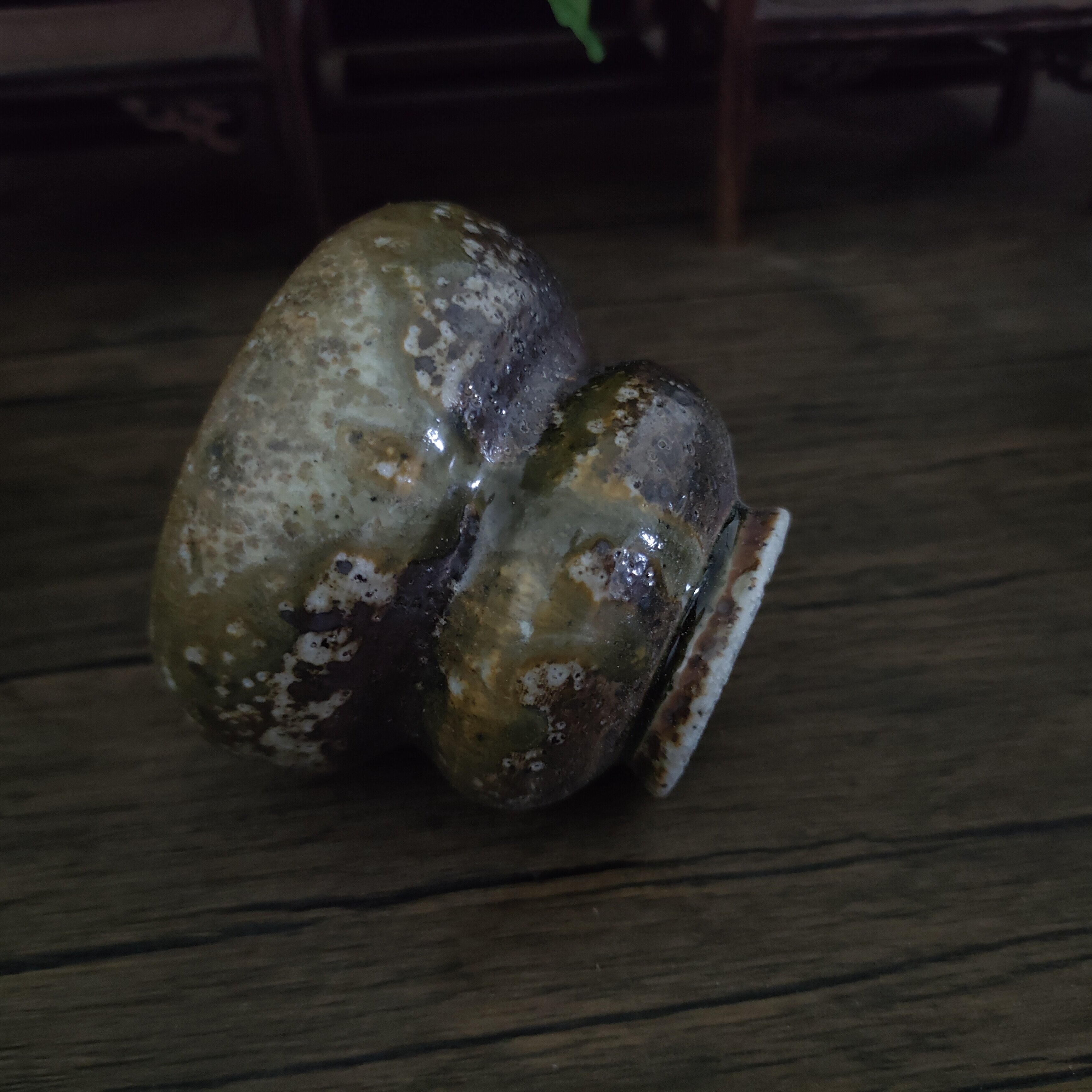 松木柴烧杯窑宝级茶杯主人杯手工无釉裸烧粗陶杯高级陶瓷杯孤品