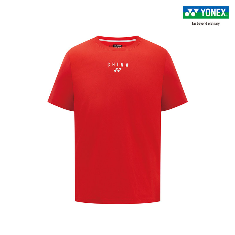 YONEX/尤尼克斯 1158526BCR 26SS大赛系列国家队运动T恤男女款yy