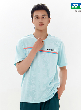 YONEX/尤尼克斯 115075BCR 25SS训练系列网球羽毛球男款运动T恤yy