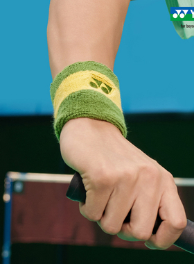 YONEX/尤尼克斯 AC006055CR 网球羽毛球运动吸汗护腕护具yy