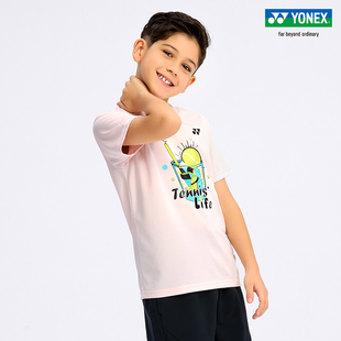 25SS网球系列青少年速干运动T恤yy 315095TCR YONEX 尤尼克斯