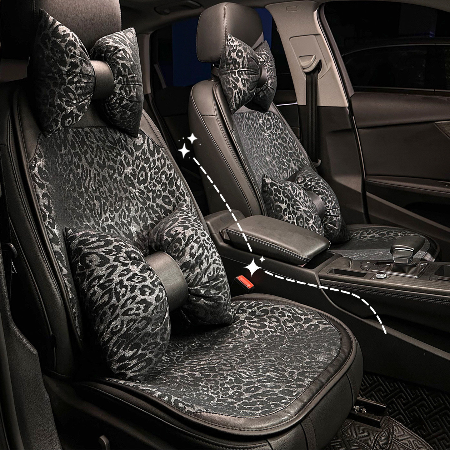 黑色豹纹拼皮暗纹坐垫靠背四季通用座椅垫子皮革拼接汽车内饰车载,汽车用品/电子/清洗/改装,通用座套/座垫,淘宝优惠券,粉丝福利购,淘宝优惠卷