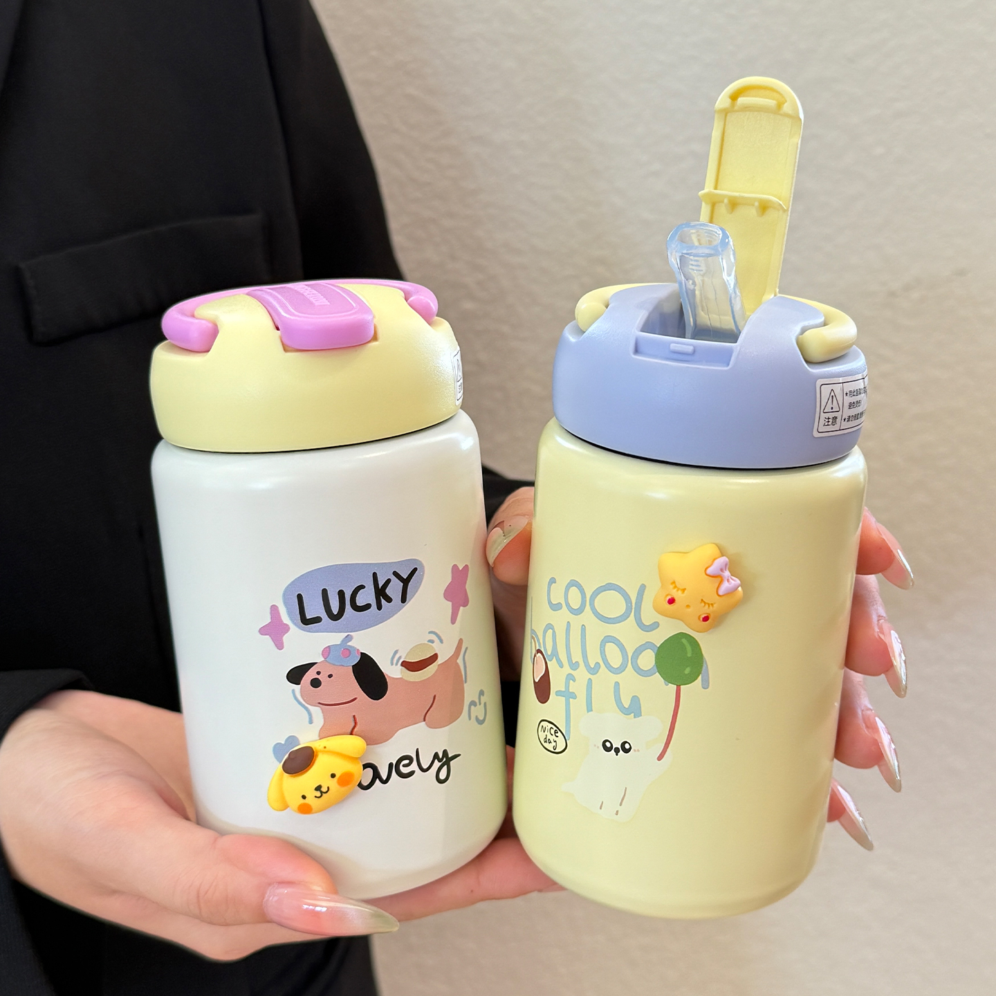 迷你保温杯女生高颜值吸管杯