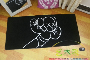 潮流地毯OriginalFake涂鸦KAWS地垫坐垫防滑垫门垫卫浴卧室厨房