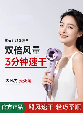 班尼高速负离子吹风机智能控温高速速干负离子护发养发旗舰店