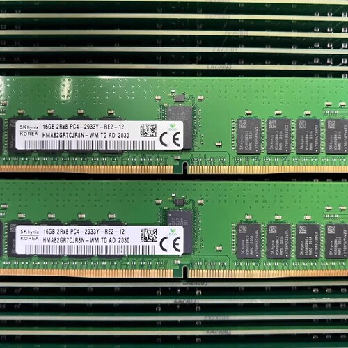 SK海力士16G 2RX8 PC4-2933Y-RE2 HMA82GR7CJR8N-WM T4服务器内存