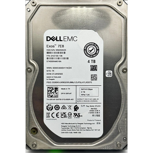 DELL 010N7R ST4000NM019B 2TF230-150 4T 4TB SAS 12GB 原装硬盘
