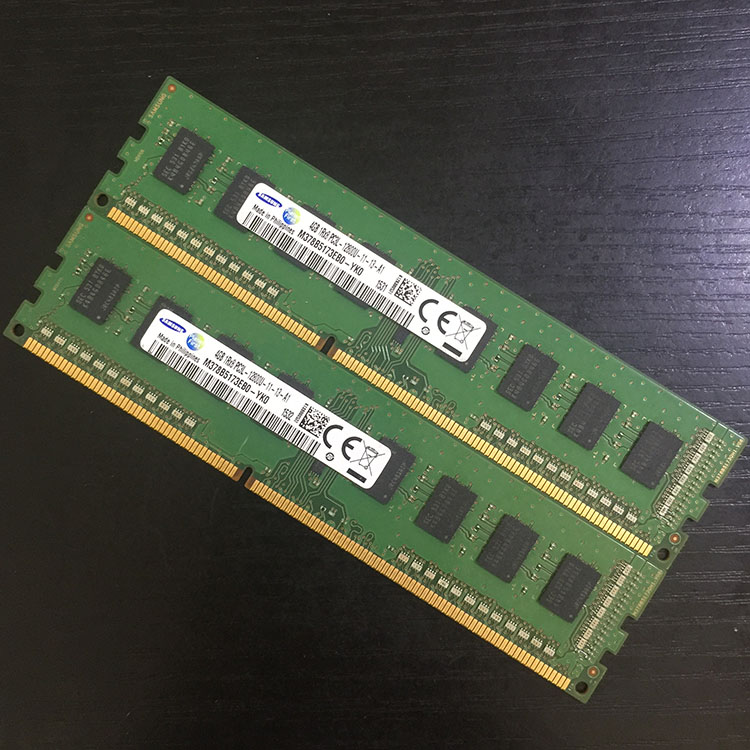 原装三星 M378B5173EB0-YK0 台式机内存4G 1RX8 PC3L-12800U 1600