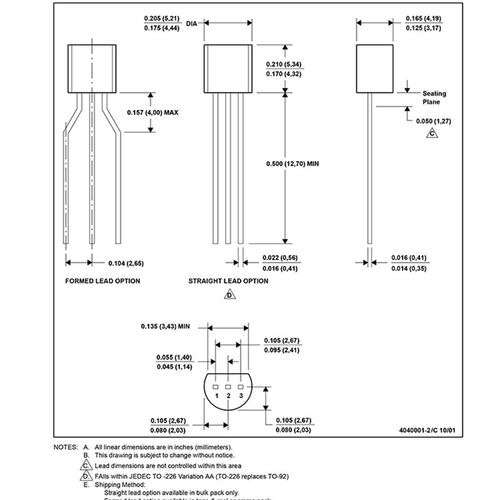 TI 全新原装 TL431ACLP 可调2.5-36v 稳压电压基准IC 直插TO-92
