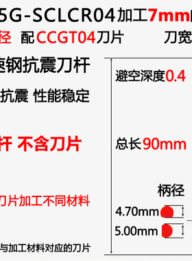 数控内孔刀杆S08K10KS12MS16QSCLCR09小孔刀高速钢合金抗震车刀杆