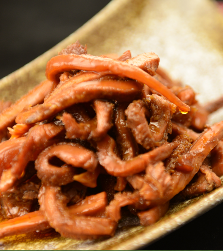 四川达州特产三圣宫七星椒牛毛肚半斤即食开袋香辣