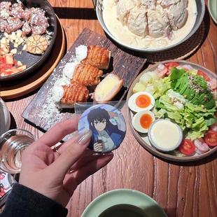 正版日谷现货 鬼灭之刃 胧月誓矢吧唧徽章谷子周边 嘴平伊之助