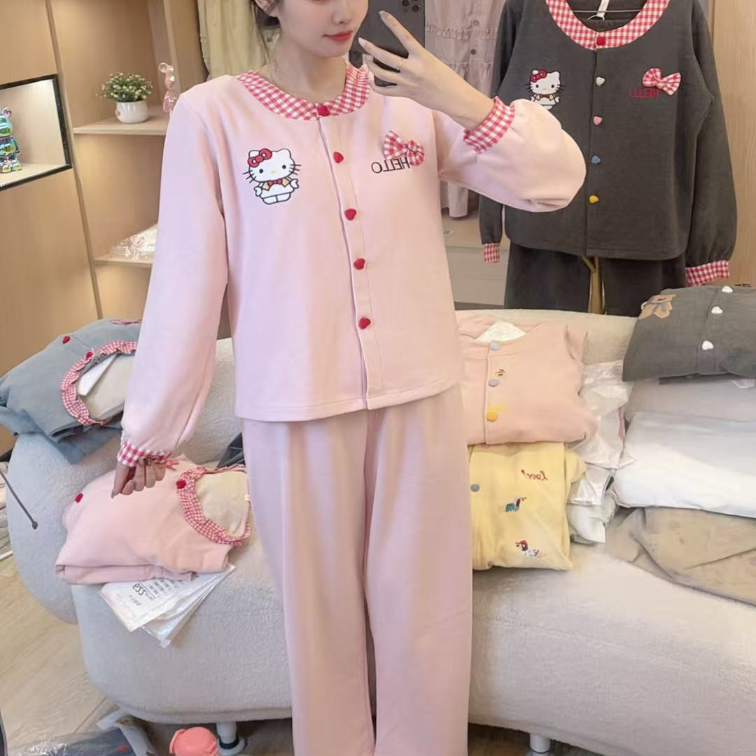 【6】品牌高货青沧多款少量 高品质外穿冬季睡衣女家居服套装