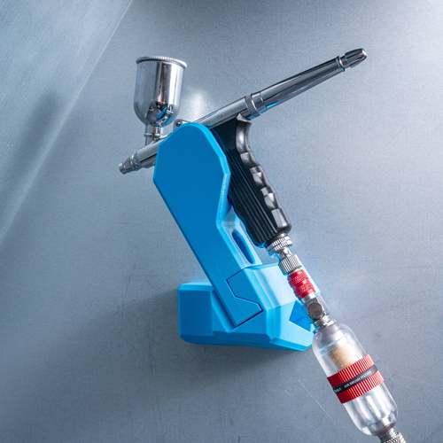 模型喷漆上色喷笔专用磁吸架喷枪收纳架负压箱磁吸支架喷笔随手放