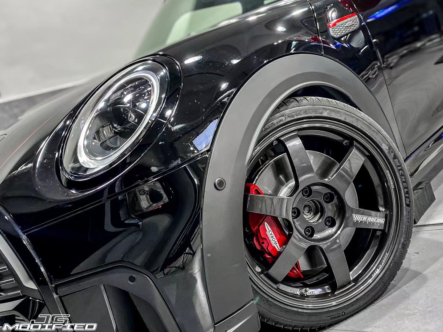 日本正品rays te37 saga splus  锻造轮毂 迷你 mini f56