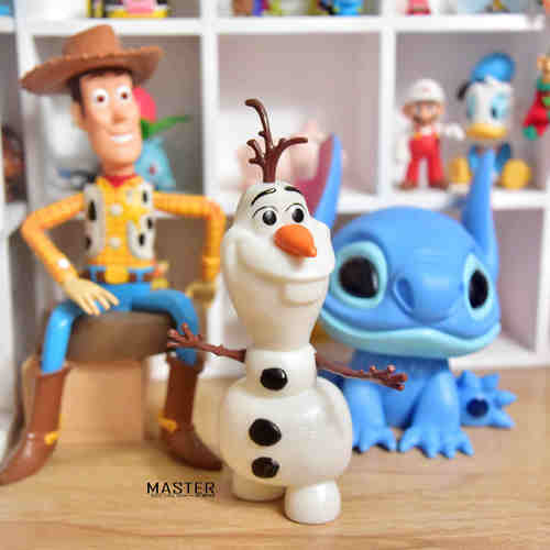 雪宝公仔模型摆件玩具有趣好玩