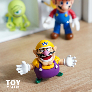 原单散货超级玛丽最后的大魔王瓦里奥卡通公仔手办模型摆件玩具