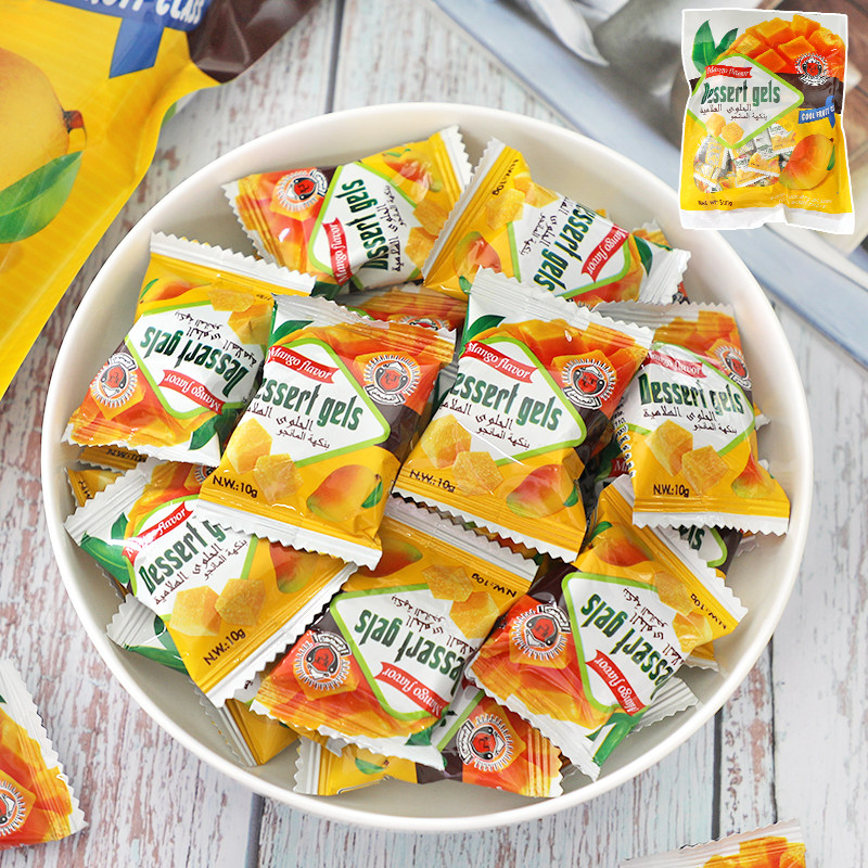 泰国风味coco芒果软糖椰子糕糖果糯叽叽水果软糯婚礼喜糖果