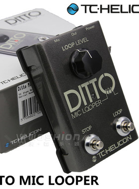 TC-Helicon DITTO MIC LOOPER单块循环人声综合效果器