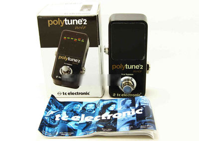 TC Electronic PolyTune2 Noir 2代升级版单块调音表 调音器