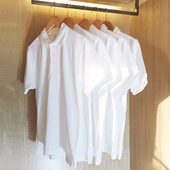 珠地短袖 纯色百搭夏季 保罗女上衣 t恤polo衫 220g重磅纯棉翻领男士