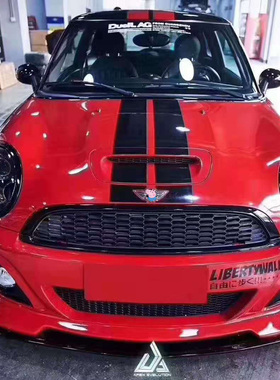 适用于06-07宝马MINIR56改装包围LB款前杠后杠侧裙轮眉宽体大包围