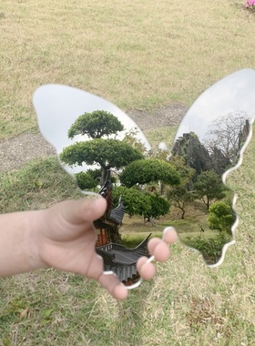 抖音同款云朵手工DIY梳妆镜ins