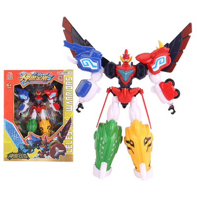 神兽金刚合体变形机器人男孩玩具