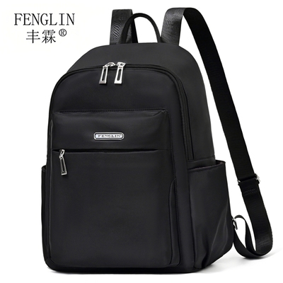 双肩包女士2025新款时尚百搭防水牛津布小背包旅游轻便旅行大容量