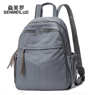 双肩包女2026新款通勤防水牛津布小背包女士旅游轻便高颜值旅行包