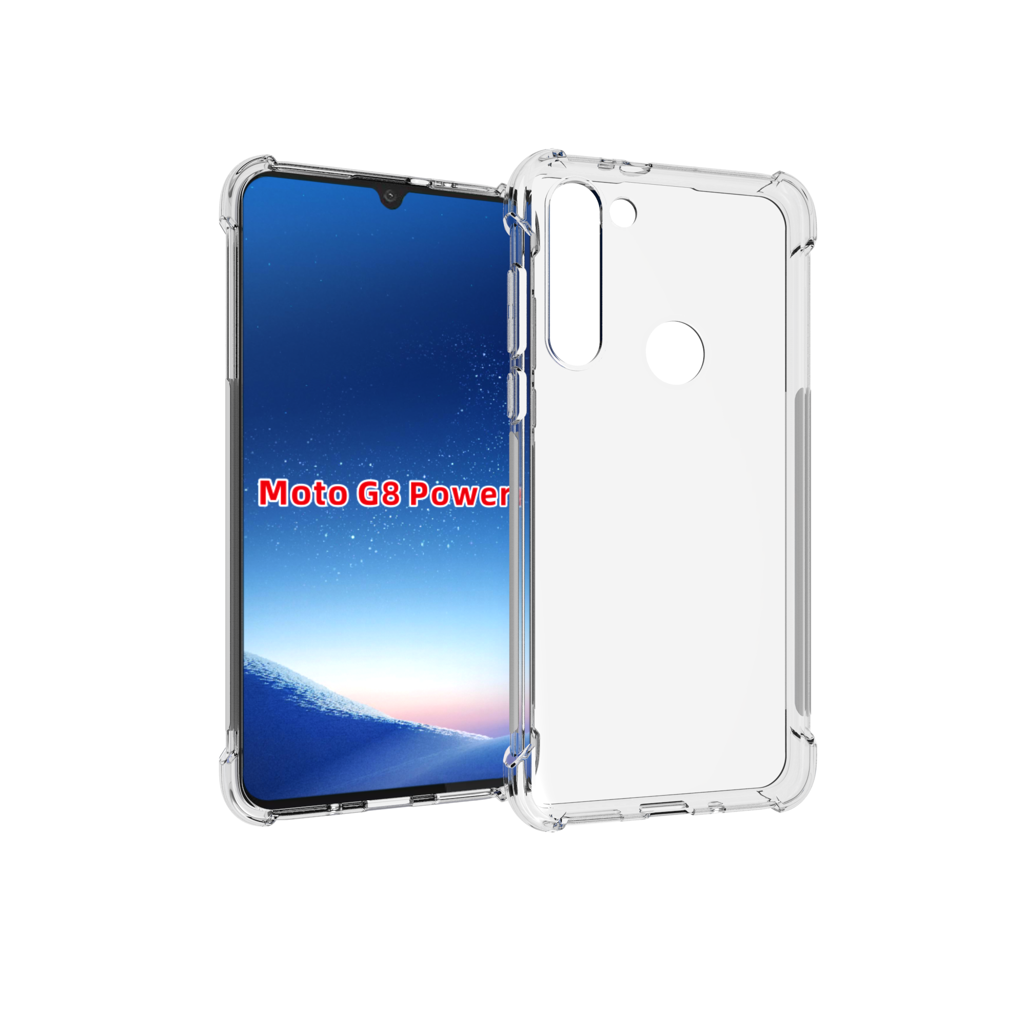 适用摩托罗拉Moto G8Power透明软XT2041-3-1-4手机壳保护套钢化膜