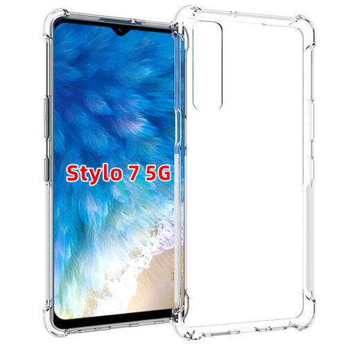 适用 LG Stylo 7 5g气囊加厚防摔手机套stylo 7 5G透明TPU手机壳