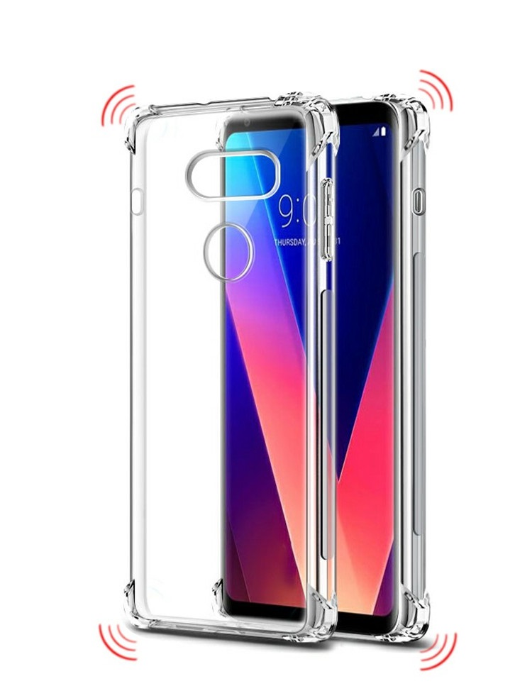 适用 LG G8X ThinQ V50S ThinQ 5G透明防摔LM-V510N手机壳保护套