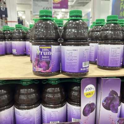 代购FREQUENT西梅汁100%纯果汁饮料美国进口饮品946ml*2