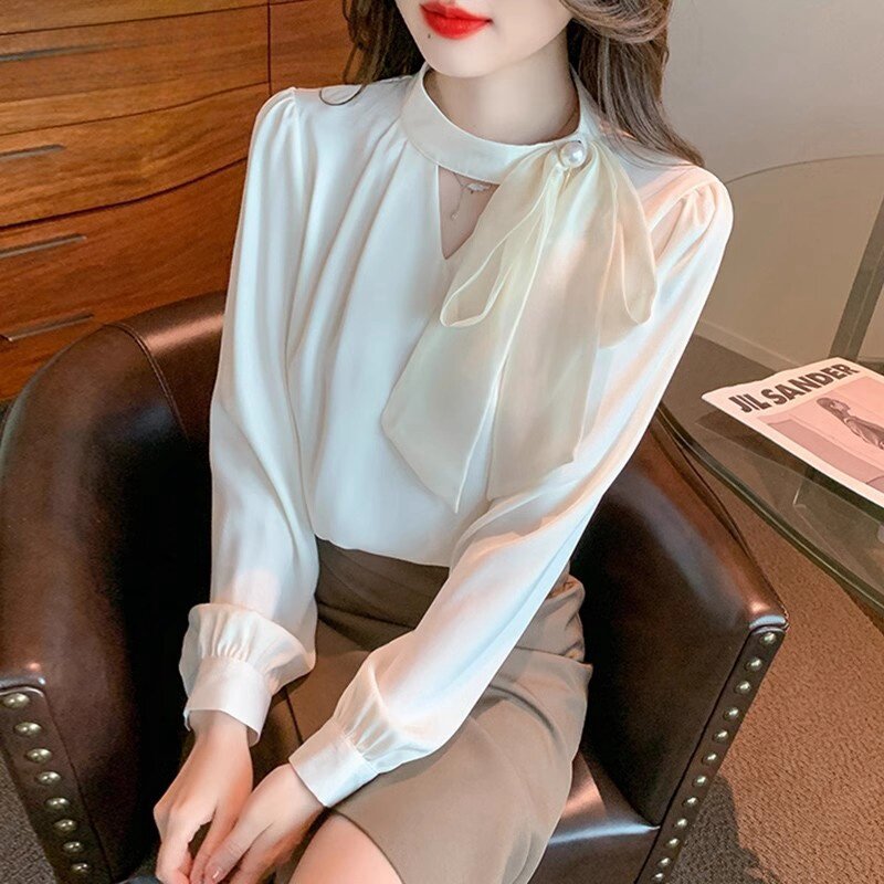 潮牌1212法式长袖时尚衬衫女秋季秋装女士衬衣气质百搭减龄上衣